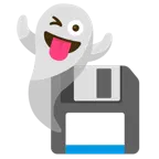 fantasma + floppy disc
