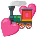 due cuori + locomotiva