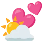 due cuori + sole coperto