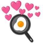 cuore con freccia + cucinare