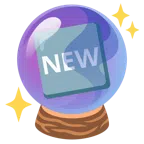 crystal ball + NEW button