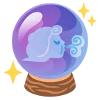 crystal ball + wind face