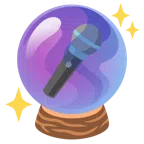 crystal ball + microphone