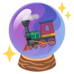 crystal ball + locomotive