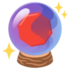 crystal ball + stop sign