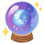 crystal ball + mirror ball