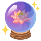 crystal ball + lotus