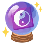 crystal ball + yin yang