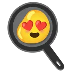 smiling face with heart-eyes + cooking