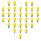 cuori + lampadina