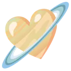 cuori + pianeta con satellite