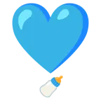 punto esclamativo a cuore + biberon