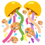 Konfettiball + Mischpalette