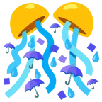 Konfettiball + Regenschirm