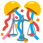 Konfettiball + Waage