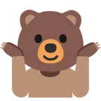 หมี + ยักไหล่