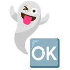 fantasma + pulsante OK