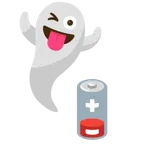 fantasma + batteria scarica