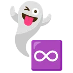 fantasma + simbolo dell’infinito