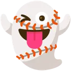 fantasma + palla da baseball