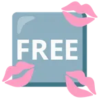 impronta della bocca + pulsante FREE