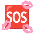 impronta della bocca + pulsante SOS