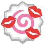 impronta della bocca + tortino di pesce a spirale