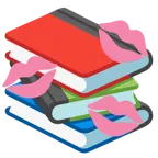 impronta della bocca + libri