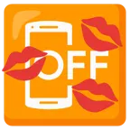 impronta della bocca + cellulare spento