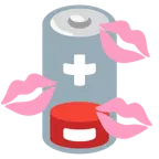 impronta della bocca + batteria scarica