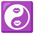 impronta della bocca + Yin e Yang