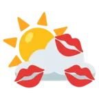 impronta della bocca + sole coperto