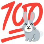 100 punti + muso di coniglio