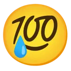 100 punti + faccina sorridente con lacrima