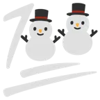 100 punti + pupazzo di neve senza neve