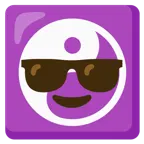 faccina con sorriso e occhiali da sole + Yin e Yang