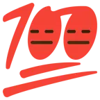 faccina inespressiva + 100 punti