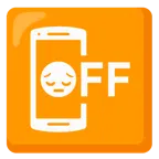 faccina pensierosa + cellulare spento