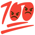 faccina arrabbiata + 100 punti