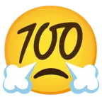 faccina che sbuffa + 100 punti