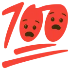 faccina angosciata + 100 punti