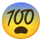 faccina impaurita + 100 punti