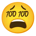 faccina esausta + 100 punti
