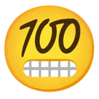 faccina con smorfia + 100 punti
