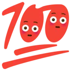 faccina imbarazzata + 100 punti