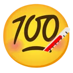 faccina con termometro + 100 punti