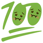 faccina nauseata + 100 punti