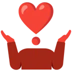 persona che scrolla le spalle + punto esclamativo a cuore
