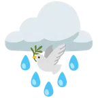 เมฆฝน + นกพิราบขาว