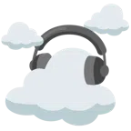 Kopfhörer + Wolke
